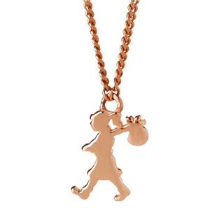 <p>Mini runaway girl necklace.</p>
